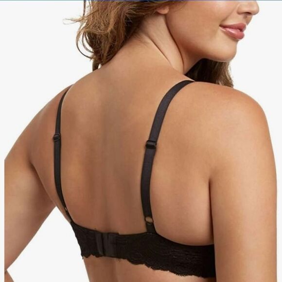 NEW 38DDD 38F PARAMOUR BLACK SOFT LACE CUP UNDERWIRE SUPPORT BRA NWT - Picture 2 of 7